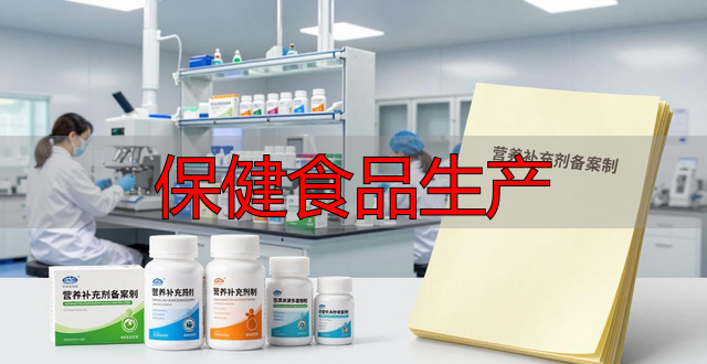 保健食品生产